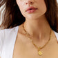 Stacie Toggle Chain Coin Necklace - Gold 106