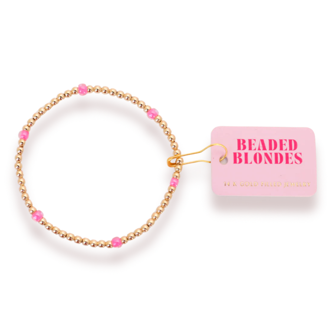 Hot Pink Poppi Bracelet Standard Size