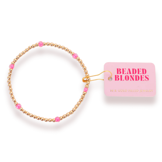 Hot Pink Poppi Bracelet Standard Size