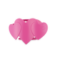 Flat Hair Clip | Small | Pink Heart to Heart