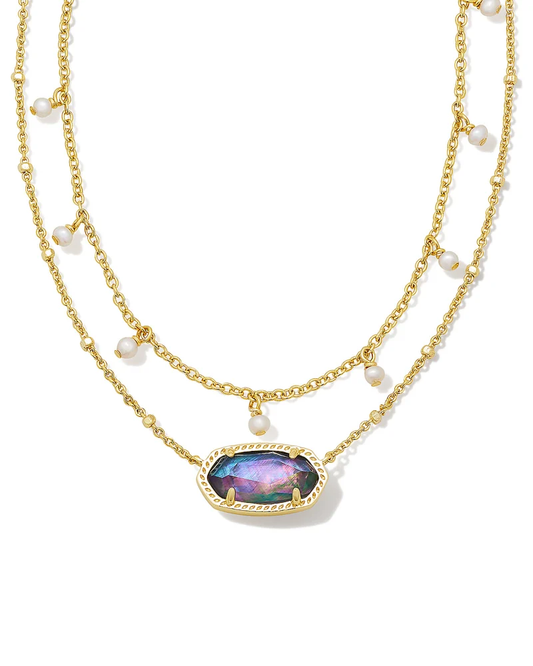 Elisa Pearl MST Gold Lilac Abalone