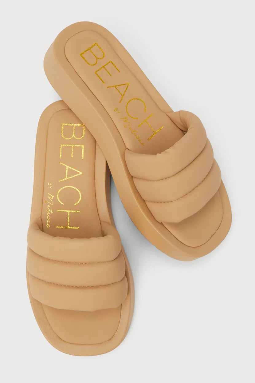 Pax Slide Sandal - Nude -  6