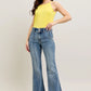 High Waist Trouser Flare Jeans Style 82651