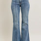 High Waist Trouser Flare Jeans Style 82651