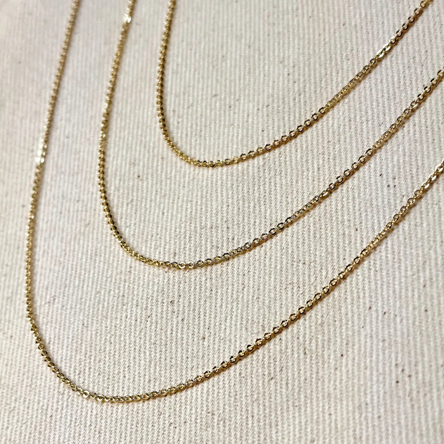 1.45 Cable Chain 18K GF - She Chester