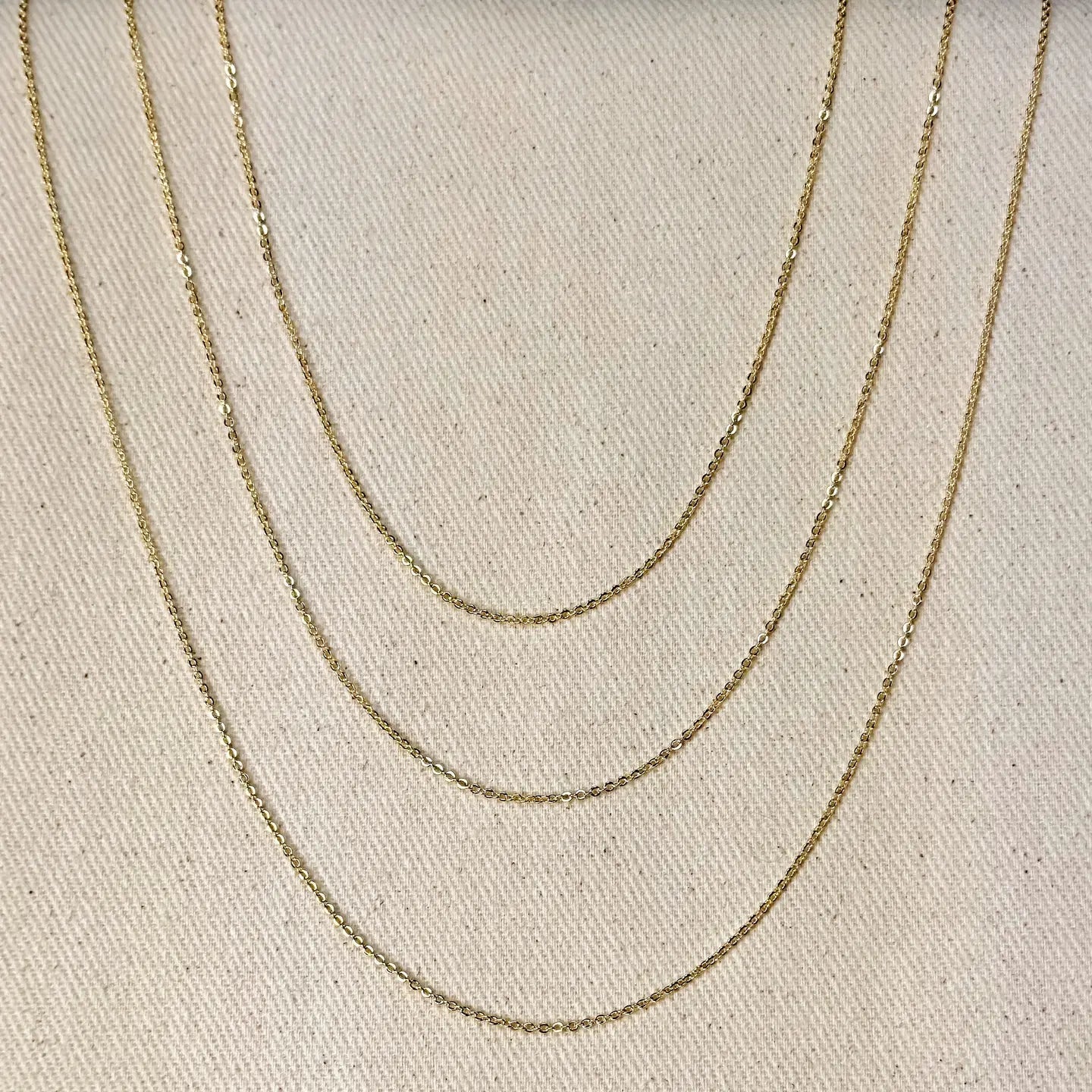1.45 Cable Chain 18K GF - She Chester
