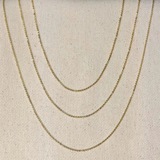 1.45 Cable Chain 18K GF - She Chester