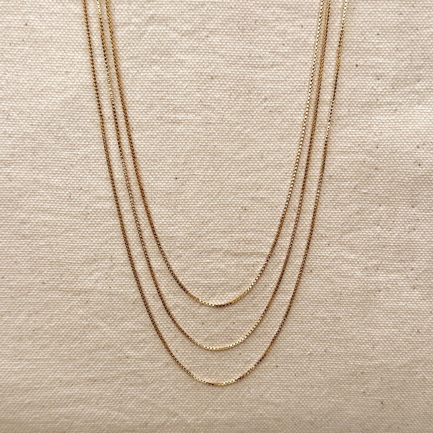1mm Box Chain
