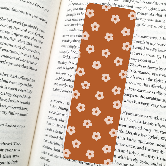 Autumn Daisies Bookmark – Soft Matte Laminated 