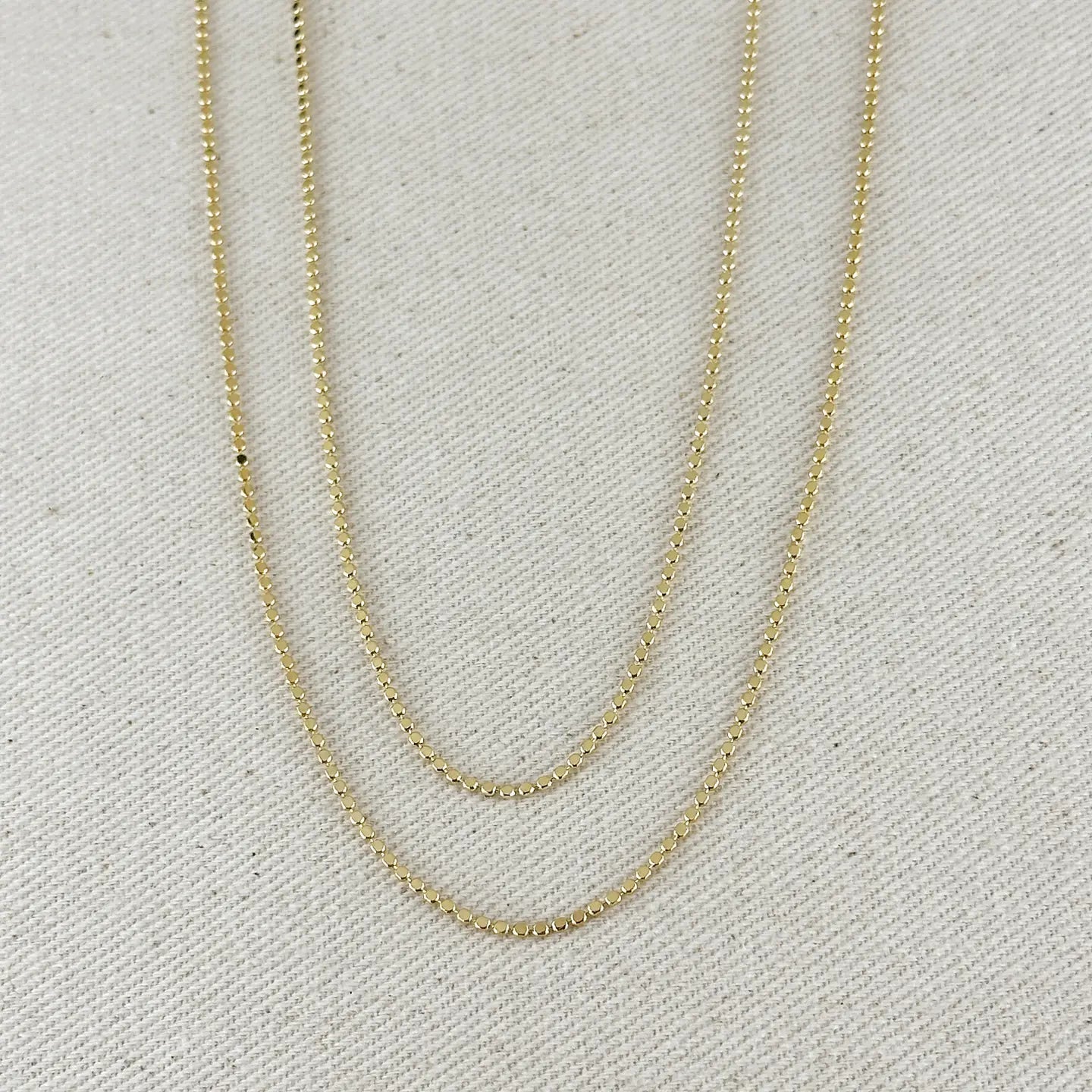 1.5mm Flat Ball Chain GF - She Chester