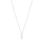 16" Necklace Sterling - Signature Cross Small Sterling Charm - She Chester