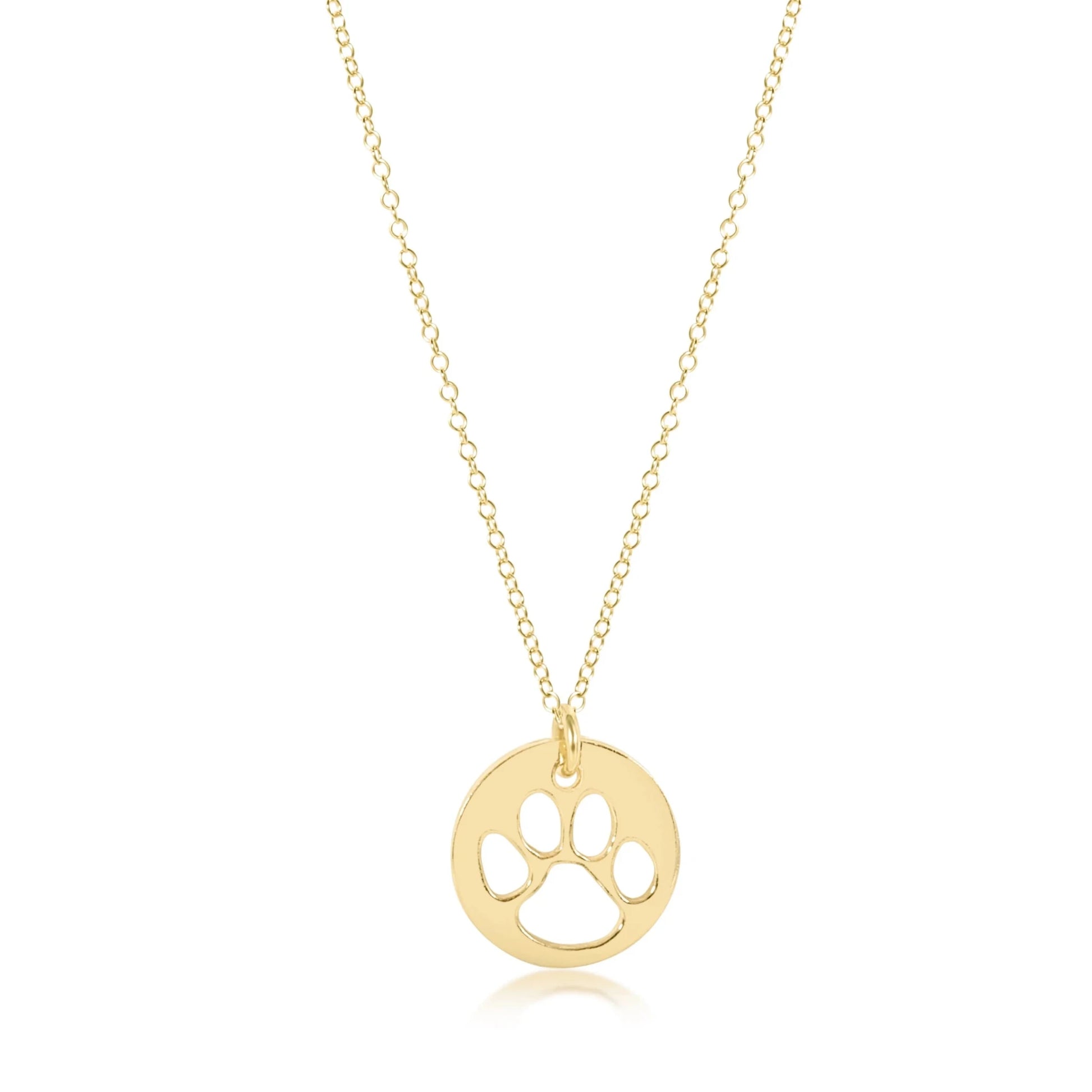 16in Gold Disco Paw Prints - She Chester