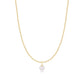 17" Choker Beaded - Classic Gold 3mm - Classic Pearl 8mm - She Chester