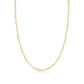 17" CHOKER BEADED - HOPE UNWRITTEN GOLD 3MM - She Chester