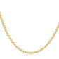 17" Choker Classic Gold 3mm Bead - She Chester