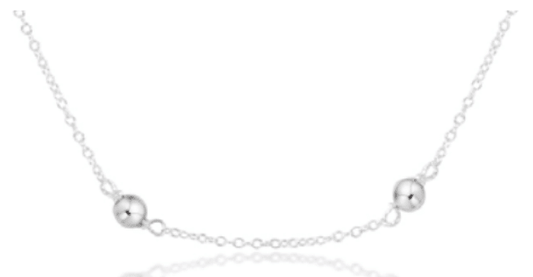 17" Choker Simplicity Chain Sterling - Classic Sterling - She Chester