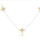 17" Choker Simplicity Chain Sterling Mixed Metal - She Chester