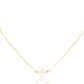 17'' Simplicity Choker Necklace - Signature Off White Cross - She Chester