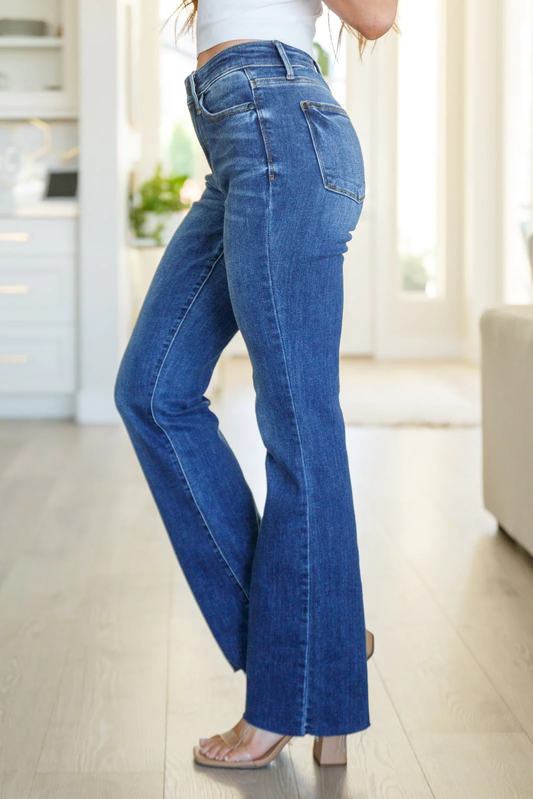 Mid Rise ND Hem Bootcut Jeans -
