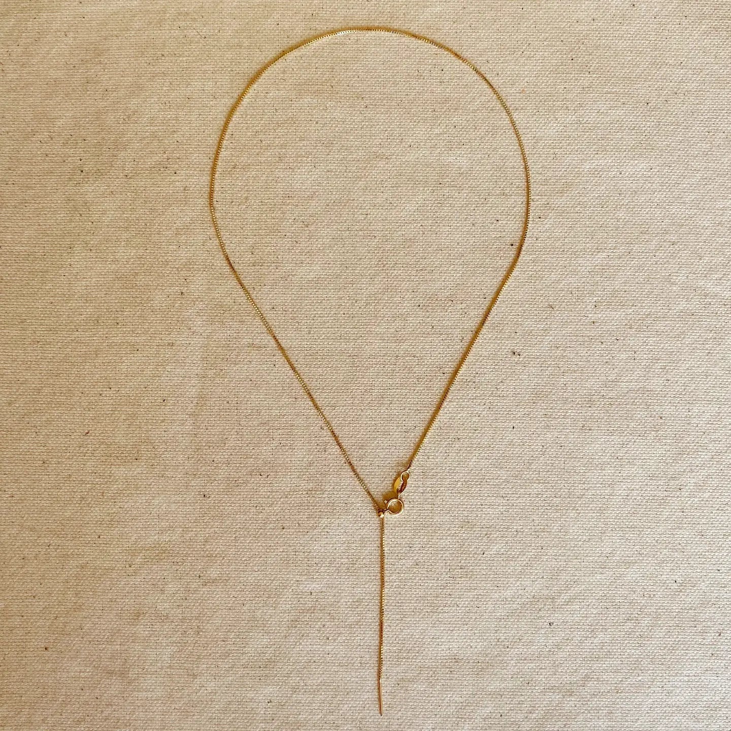 18K GF Adjustable Necklace - She Chester