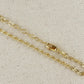 18k GF Diamond Cut Mirror Chain - She Chester
