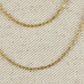 18k GF Mini Diamond Cut Paperclip Chain - She Chester