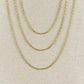 18k GF Mini Diamond Cut Paperclip Chain - She Chester
