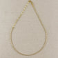 18k Gold Filled 1.5mm Baguette Cz Tennis Necklace - She Chester