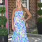 Hallie Floral Halter Dress