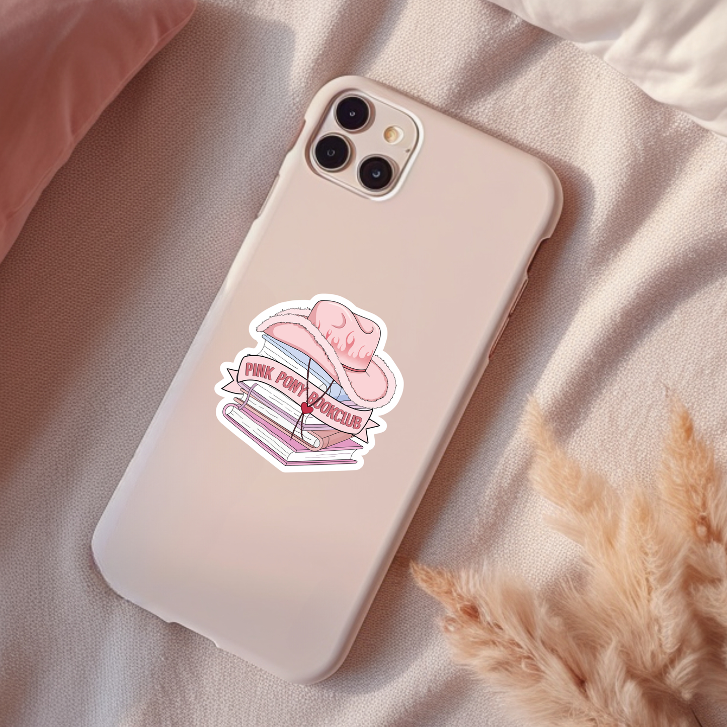 Pink Pony Bookclub Sticker : 2.5"