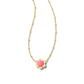 Susie Short Gold Hot Pink Opal