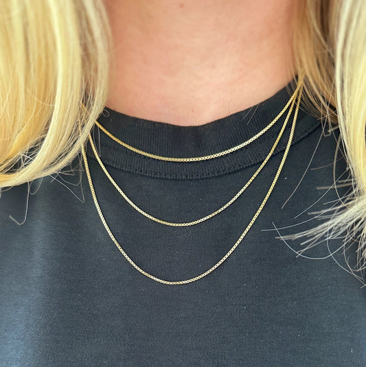 1mm Box Chain - She Chester