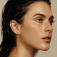 Antonia Asymmetrical Drop Chain Earring Gold