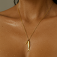 Clifton Double Fish Necklace Gold