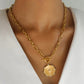 Briar Toggle Chain Medallion Necklace
