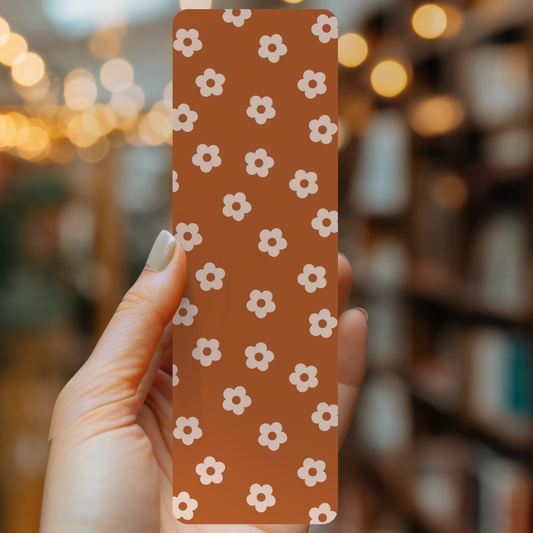 Autumn Daisies Bookmark – Soft Matte Laminated 