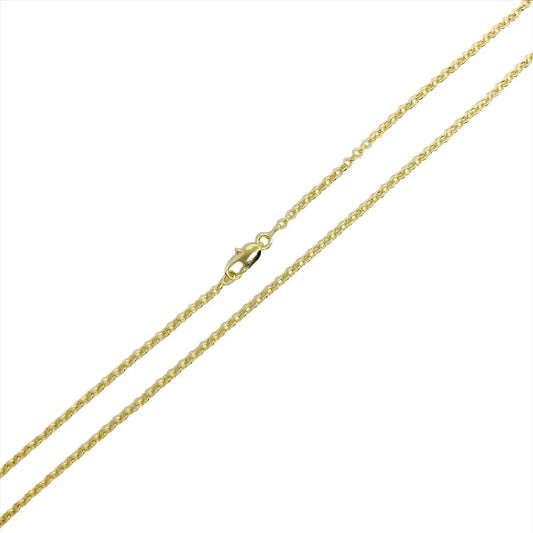 2.5mm Rollo Chain 18K GF - She Chester