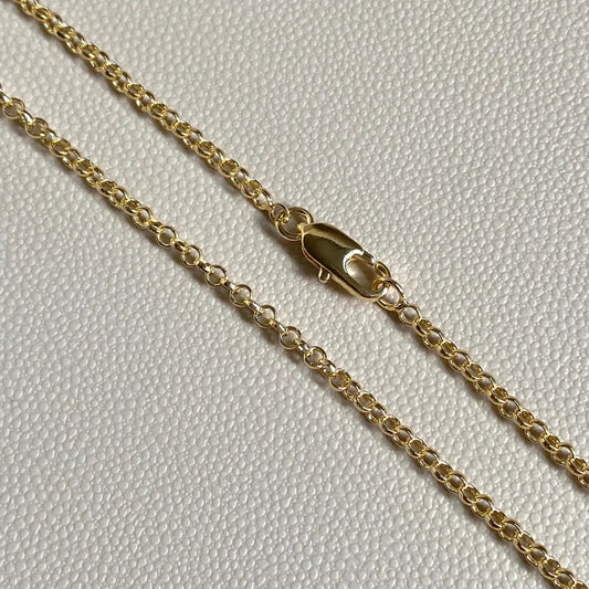 2.5mm Rollo Chain 18K GF - She Chester