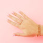 Lauren Beaded Band in Gold: 9/10