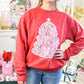 Pink & Red Tree Crewneck