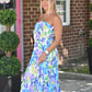 Hallie Floral Halter Dress