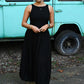 Sabrina Black Maxi Dress
