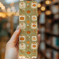 Vintage Pumpkin Bookmark – Soft Matte Laminated  