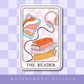 The Reader Tarot Card Sticker: 2.5"