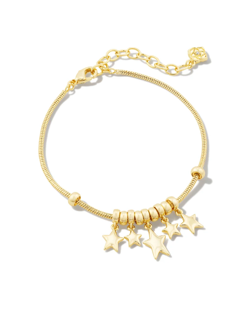Ada Star Gold Metal Bracelet