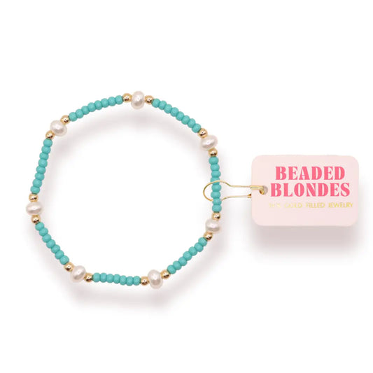 Turquoise Pearl BB Standard Bracelet