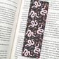 Pink Boho Snakes Bookmark – Soft Matte Laminated 