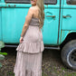 Sea You Later Strapless Dress