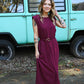 Cherrie Belted Maxi Dress