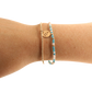 Teal Breeze Sprinkle Bracelet: Standard 6.75 inch